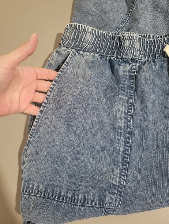 Jane And Delancey High-Rise Lyocell Denim Chambray Wide-leg Pants Size XL NWT - Picture 6 of 13